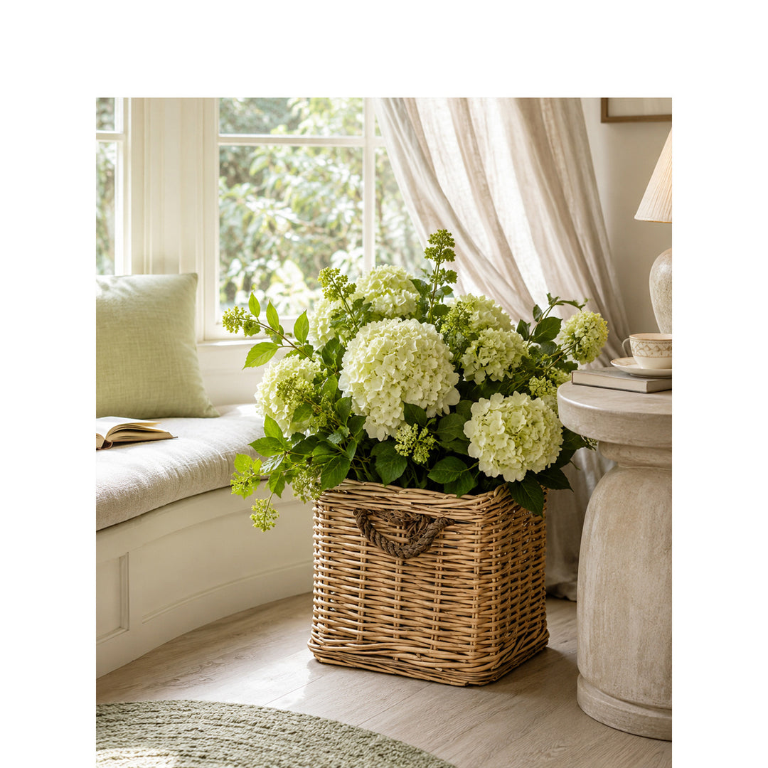 Robust storage basket with reinforced handles Stornfield