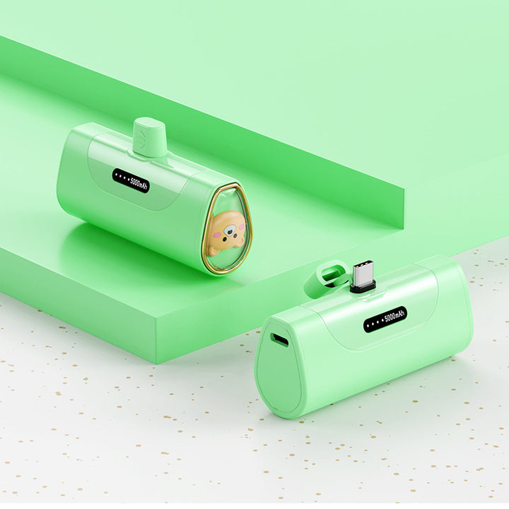Funny power bank with integrated animal figure Stornfield