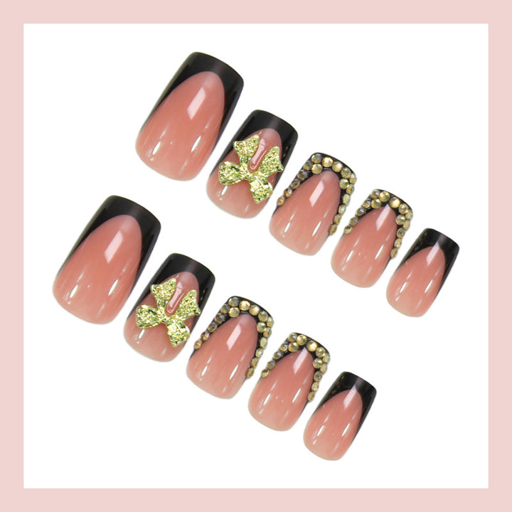 Artificial Nail Art Set with Glamorous Decorations Stornfield