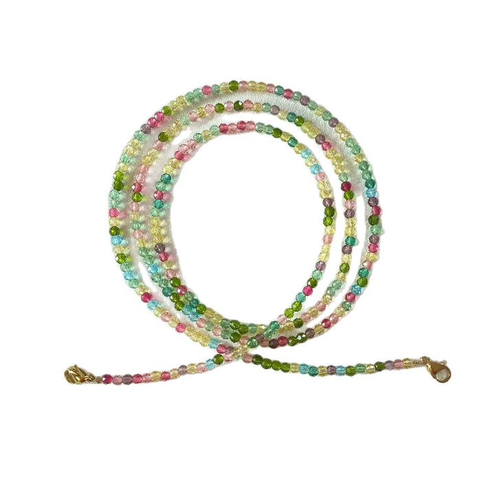 Colorful crystal necklace Stornfield