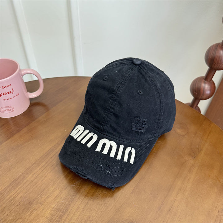 Women's Distressed Graphic Baseball Cap Stornfield