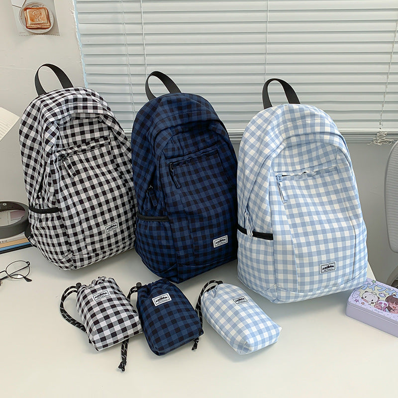 Stylish Checkered Backpack Stornfield