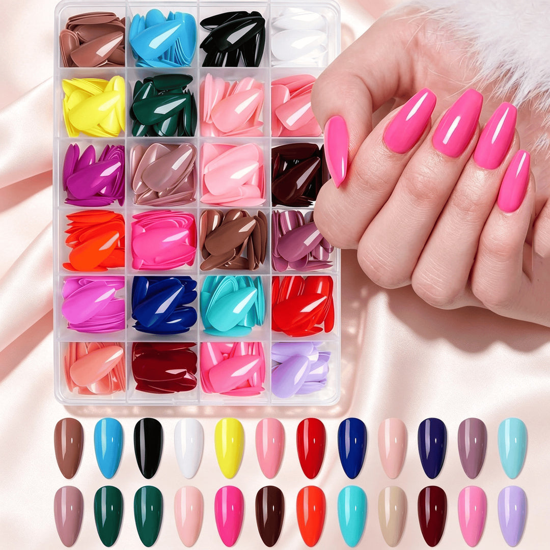 Premium Glossy False Nail Tips Stornfield
