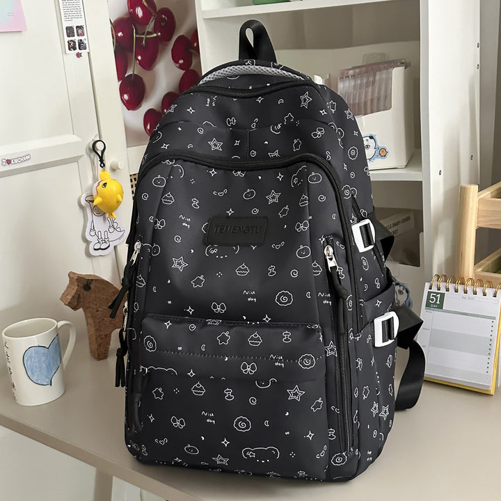 Playful Illustrated Backpack Stornfield