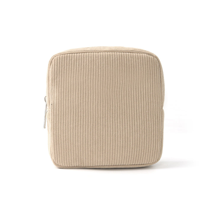 Cosmetic storage bag with structured surface Stornfield