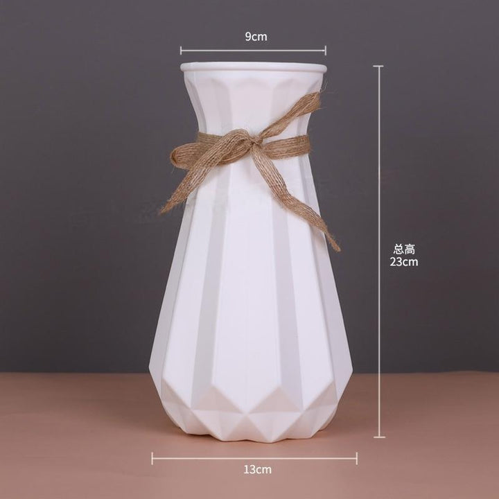 Textured Geometric Decorative Flower Vase Stornfeild