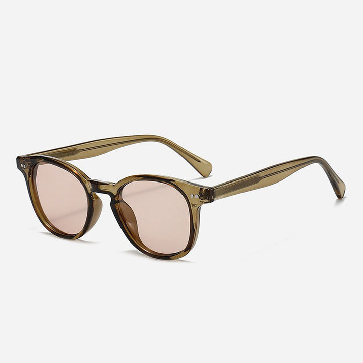 Women's Round Sunglasses with Stylish Pattern and UV Protection Stornfield