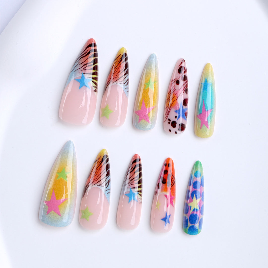 Artificial Nails In Lively Designs Stornfield