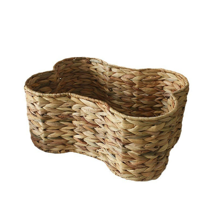 Woven Storage Basket with Organic Curved Design Stornfield