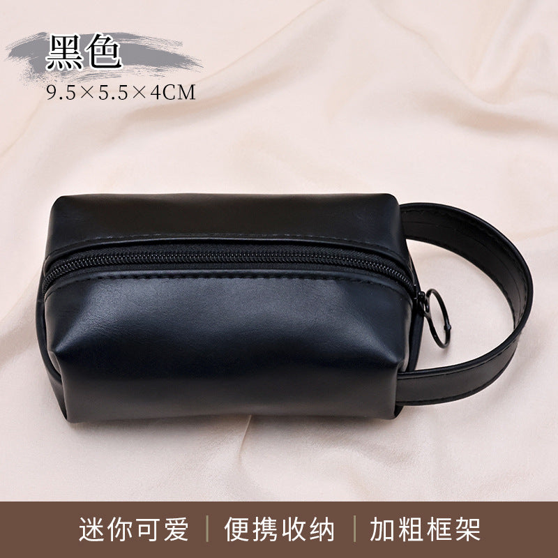 Cosmetic bag with practical double zipper Stornfield