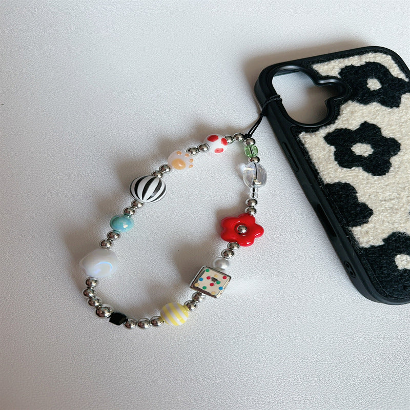 Decorative Beaded Phone Charm Stornfield 1790134835