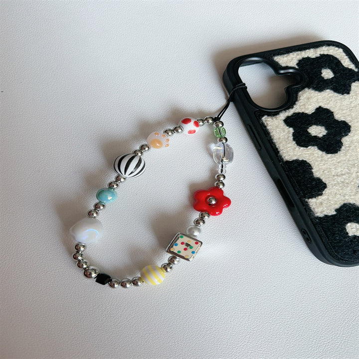 Decorative Beaded Phone Charm Stornfield 1790134835