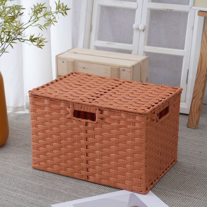 Storage box made of sturdy braided material Stornfield