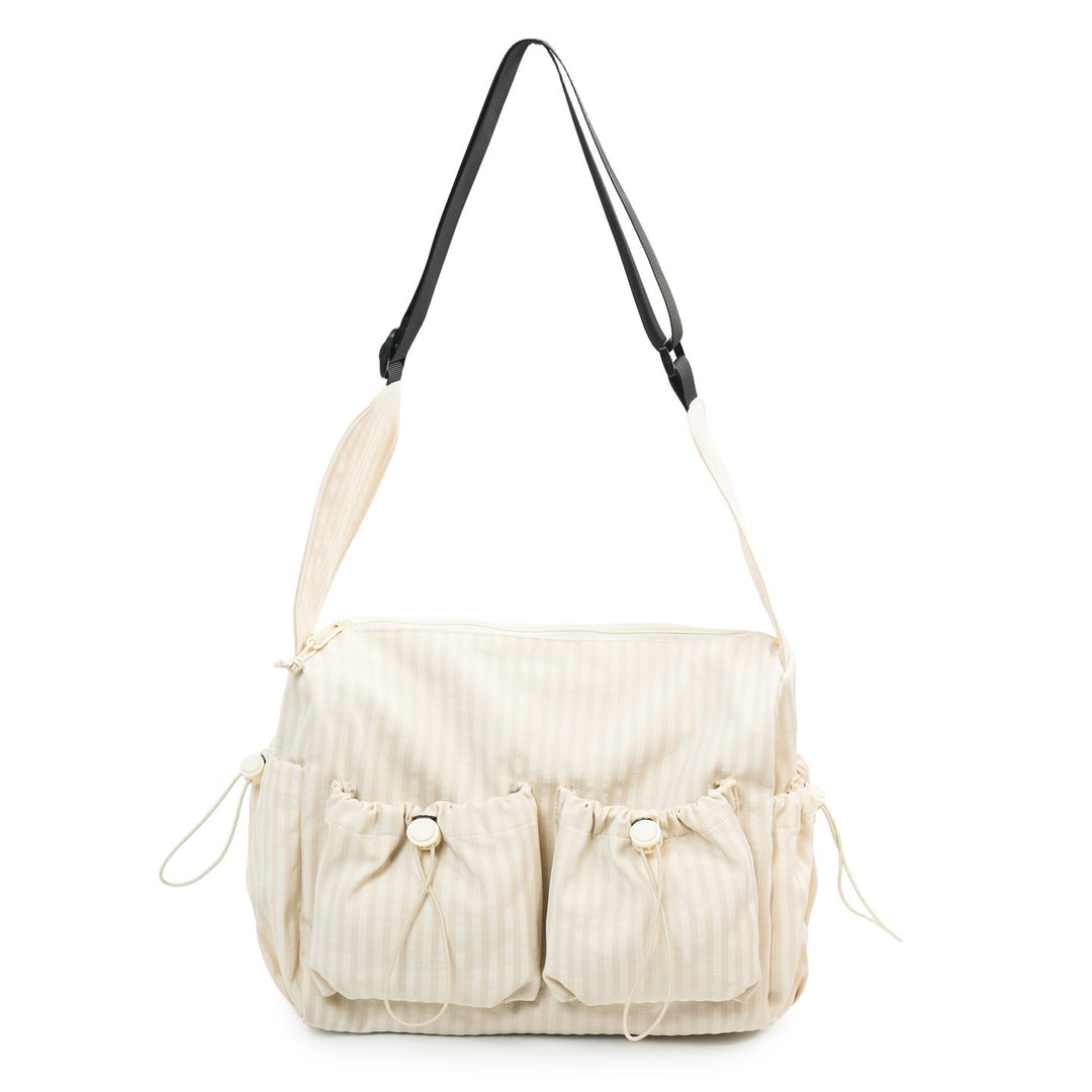 Multi-Pocket Utility Shoulder Bag