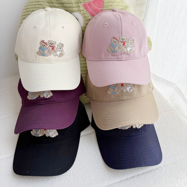 Women's Playful Embroidered Bear Cap Stornfield