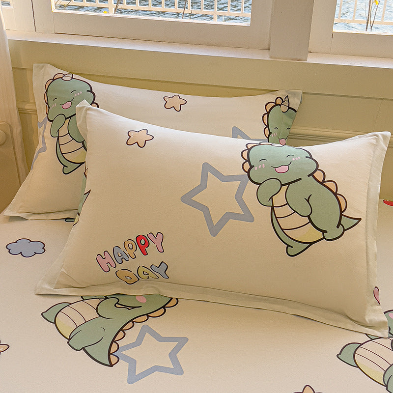 Cartoon-Themed Decorative Pillow Set
