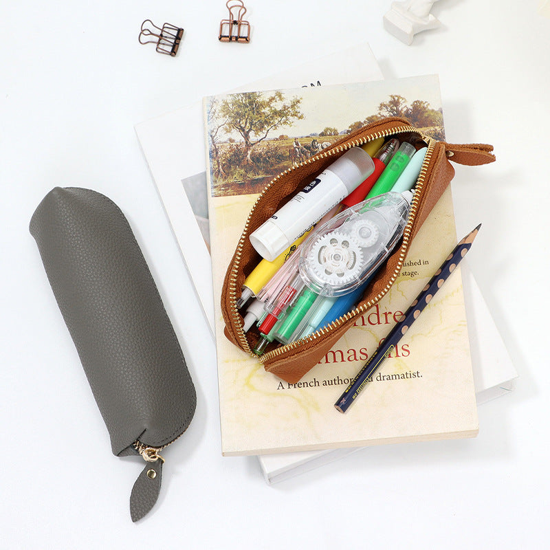 Sleek Leather Pencil Case Stornfield
