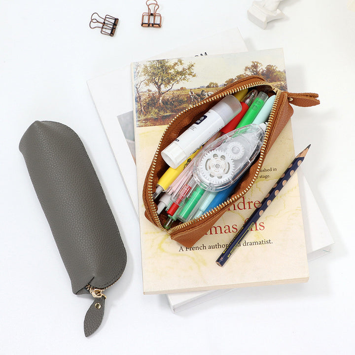 Sleek Leather Pencil Case Stornfield