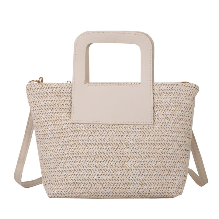 Modern Textured Woven Handheld Bag Stornfield