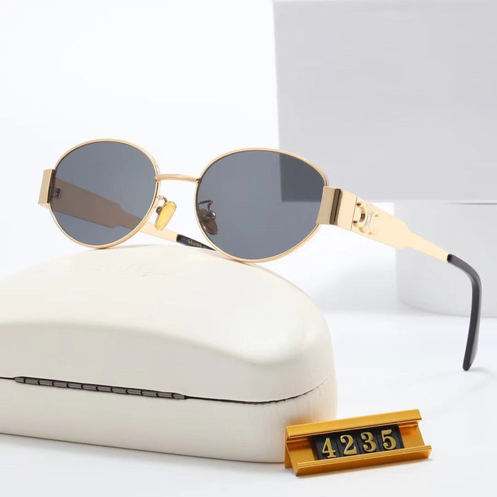 Women's exclusive oval-shaped designer sunglasses Stornfield