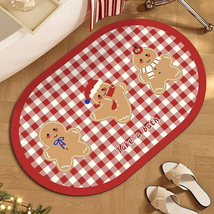 Christmas-Themed Decorative Mat