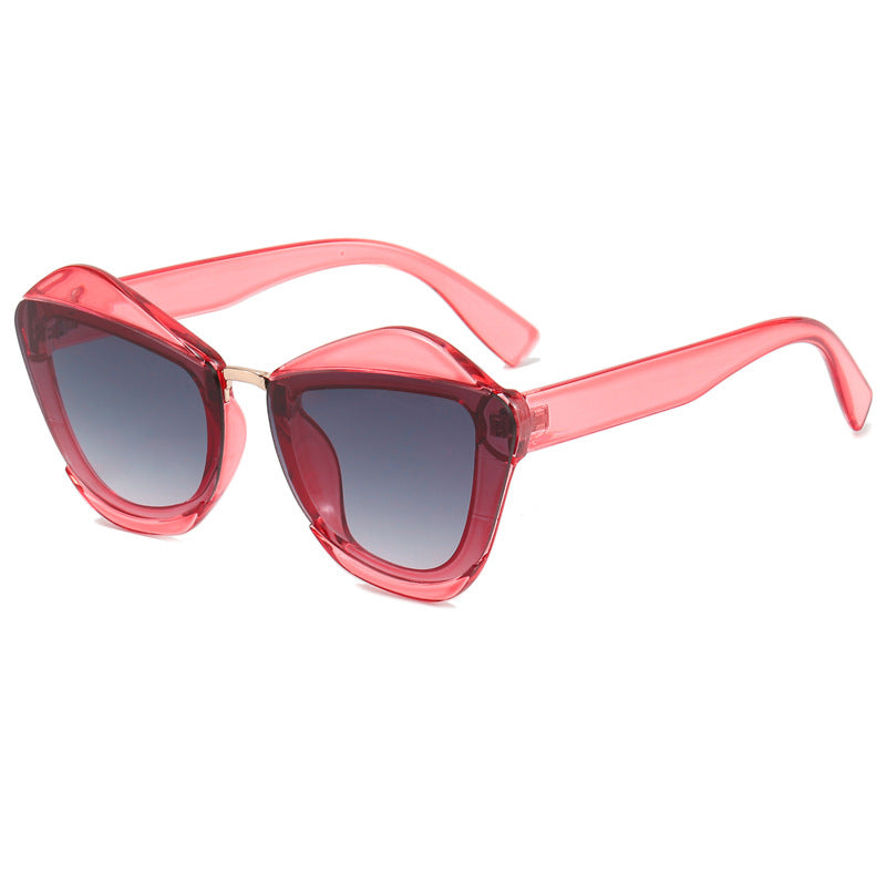 Women striking designer sunglasses with extravagant frame Stornfield