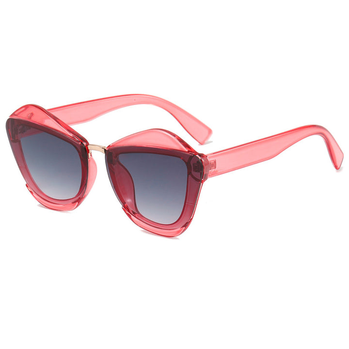 Women striking designer sunglasses with extravagant frame Stornfield