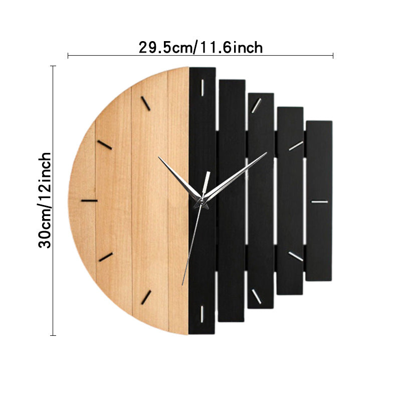 Stornfield | Unique Silent Wooden Analogue Wall Clock