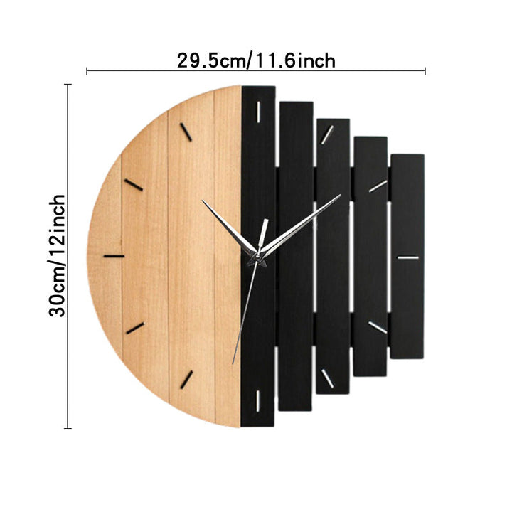 Stornfield | Unique Silent Wooden Analogue Wall Clock