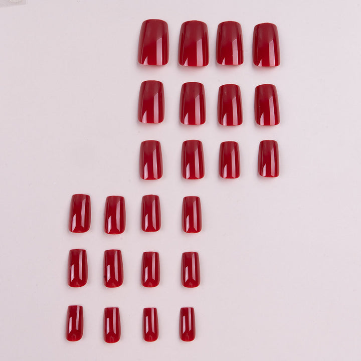Premium Glossy Long Press-On Nails Stornfield