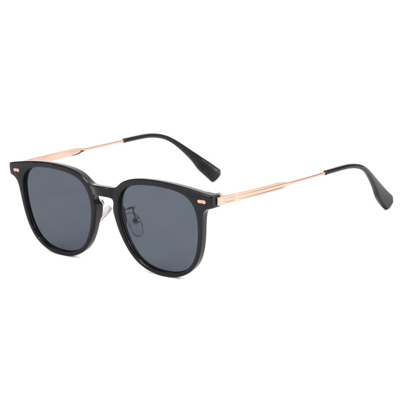 Women's clear rectangular glasses with delicate metal frame Stornfield