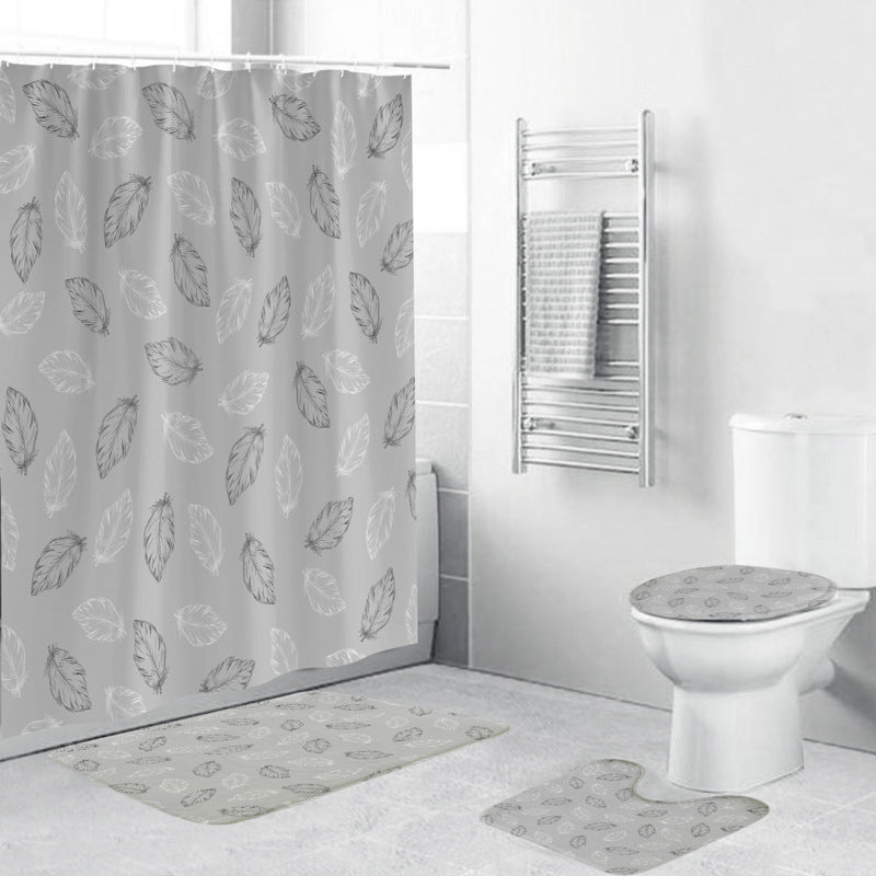 Leafy Botanical Themed Bathroom Ensemble Stornfield