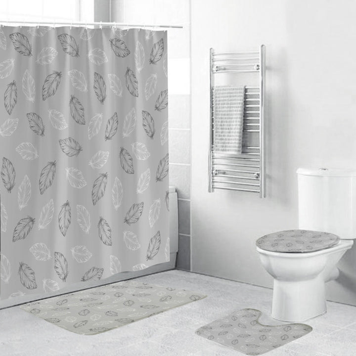 Leafy Botanical Themed Bathroom Ensemble Stornfield