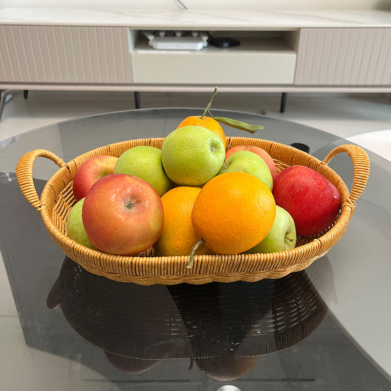 Women Oval Basket with Handles Stornfield