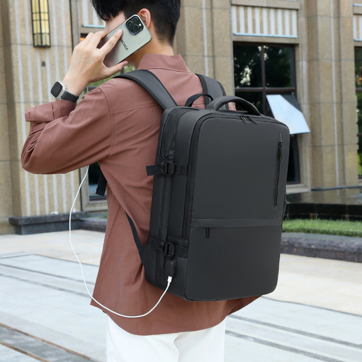 Laptop backpack with ergonomic back padding and innovative organizer compartments Stornfield