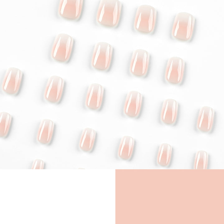 Artful Nail Extensions with Gentle Gradient Stornfield