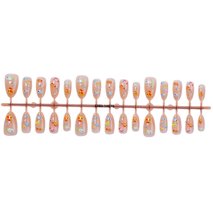 Nail art set with creative animal and fish motifs Stornfield