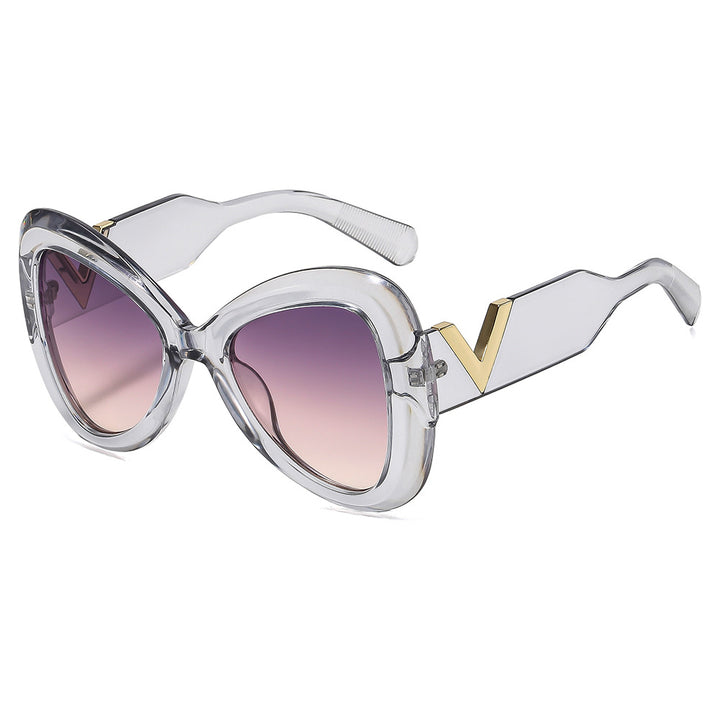 Women Cat-Eye Sunglasses with Luxurious Frame and Mirrored Lenses Stornfield