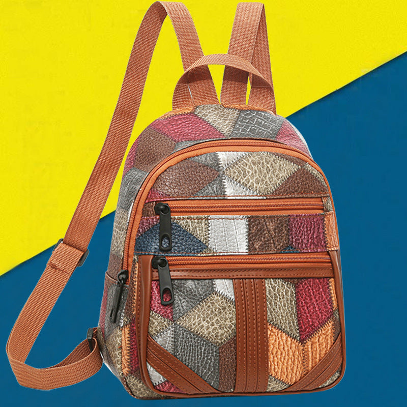 Women's Geometric Patterned Mini Backpack Stornfield