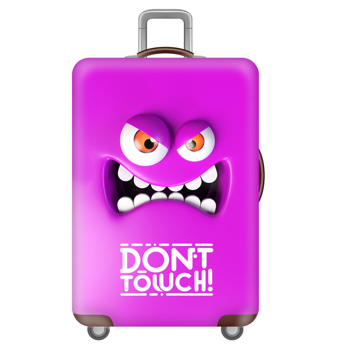 Unisex hard-shell suitcase with funny monster design Stornfield