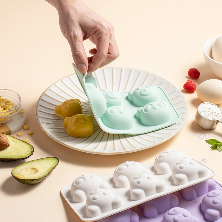 Silicone Ice Cube Mold with Cute Bear Head Design Stornfield