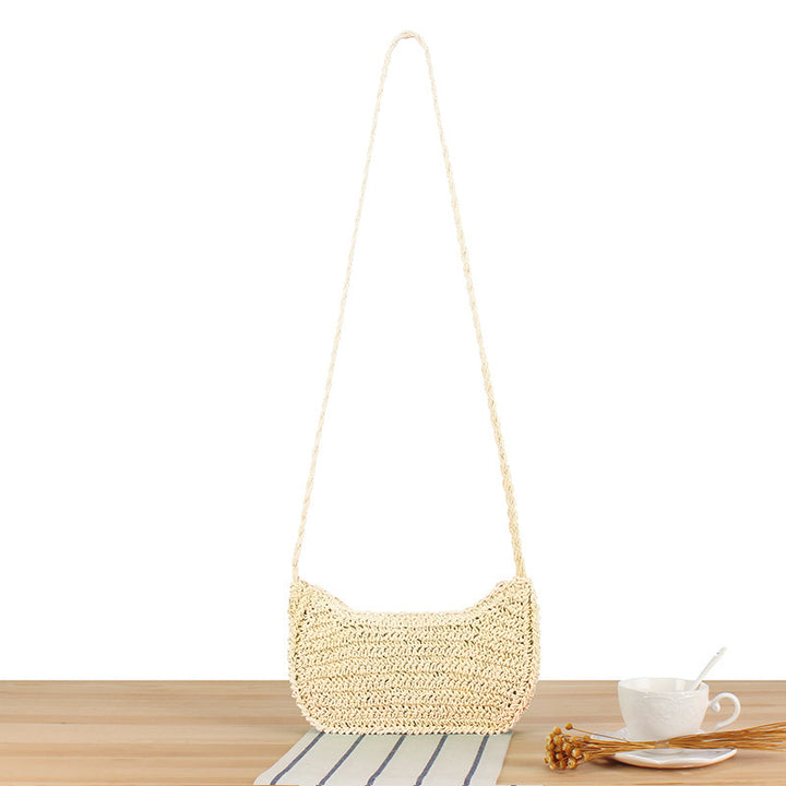 Elegant Shoulder Bag In Minimalist Crochet Design Stornfield
