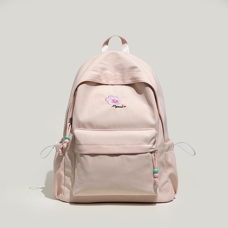Elegant Floral Embellished Backpack Stornfield