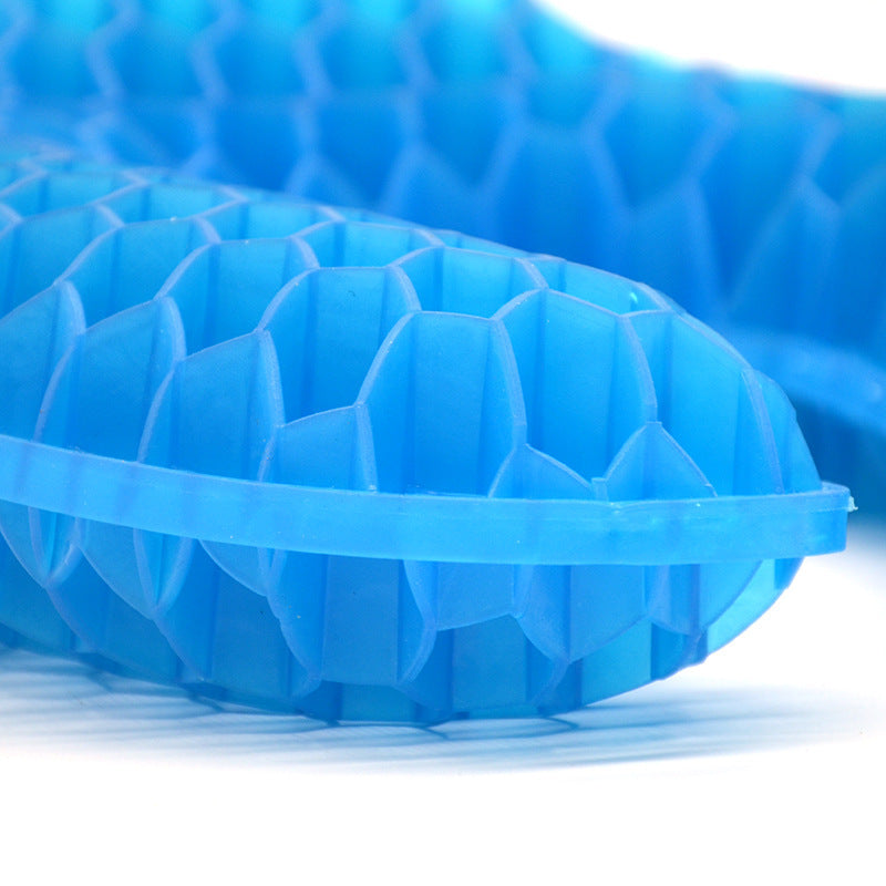 Unisex ergonomic U-shaped gel neck pillow with honeycomb structure Stornfield