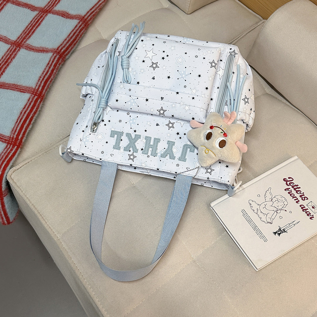 Stylish Star-Printed Backpack Stornfield 1791205378