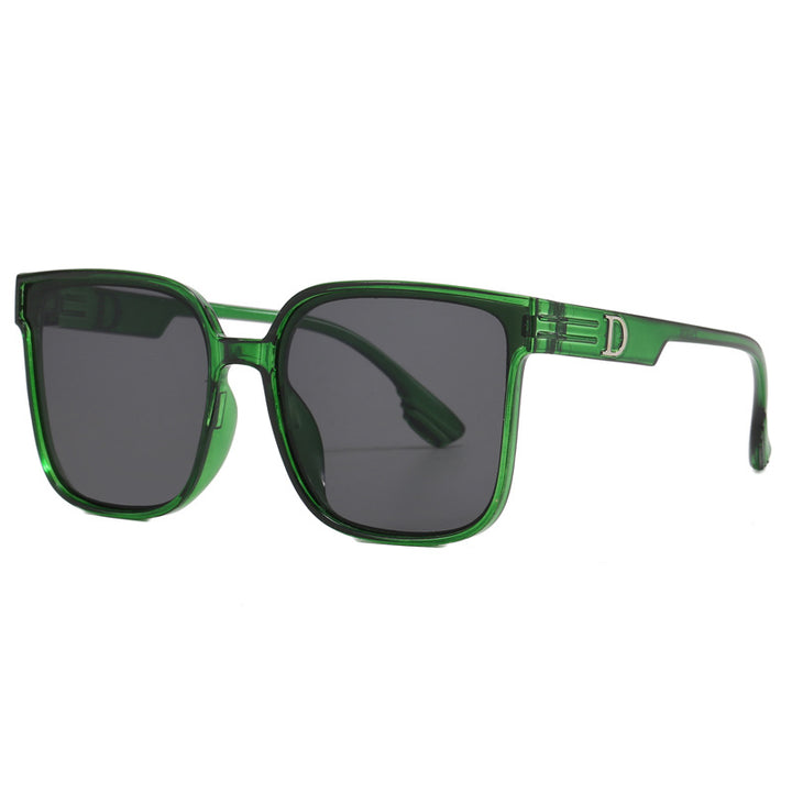 Women stylish square sunglasses with transparent frame Stornfield
