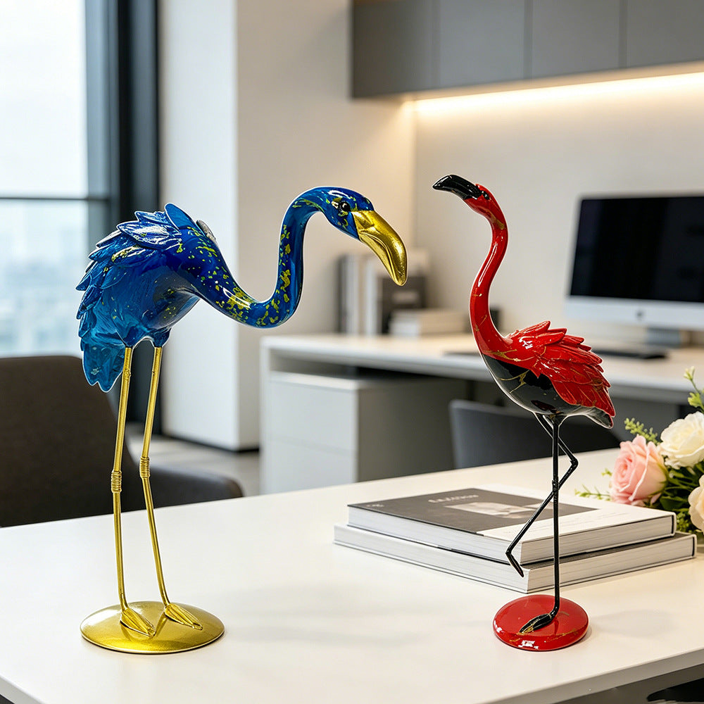 Decorative Flamingo Sculpture Stornfield
