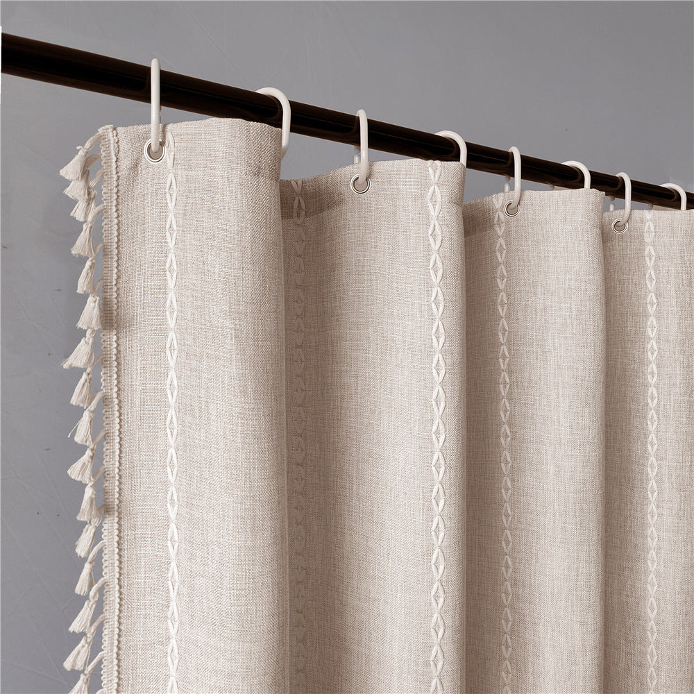 Premium Cotton Bathroom Shower Curtain Stornfield