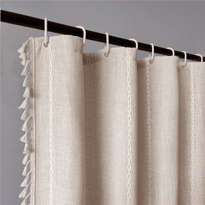 Premium Cotton Bathroom Shower Curtain Stornfield