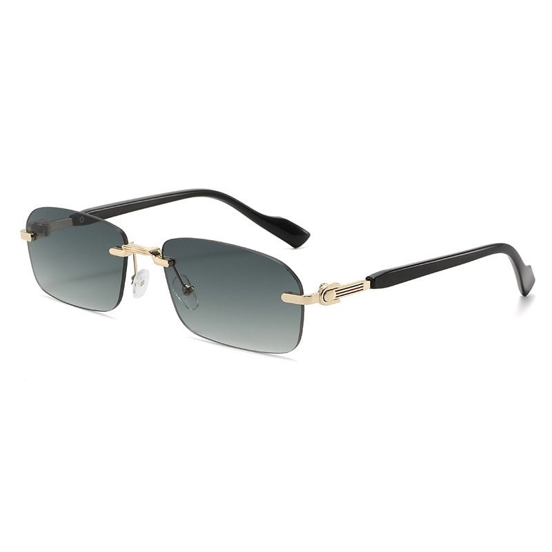 Men's Sleek Geometric Frame Sunglasses Stornfield